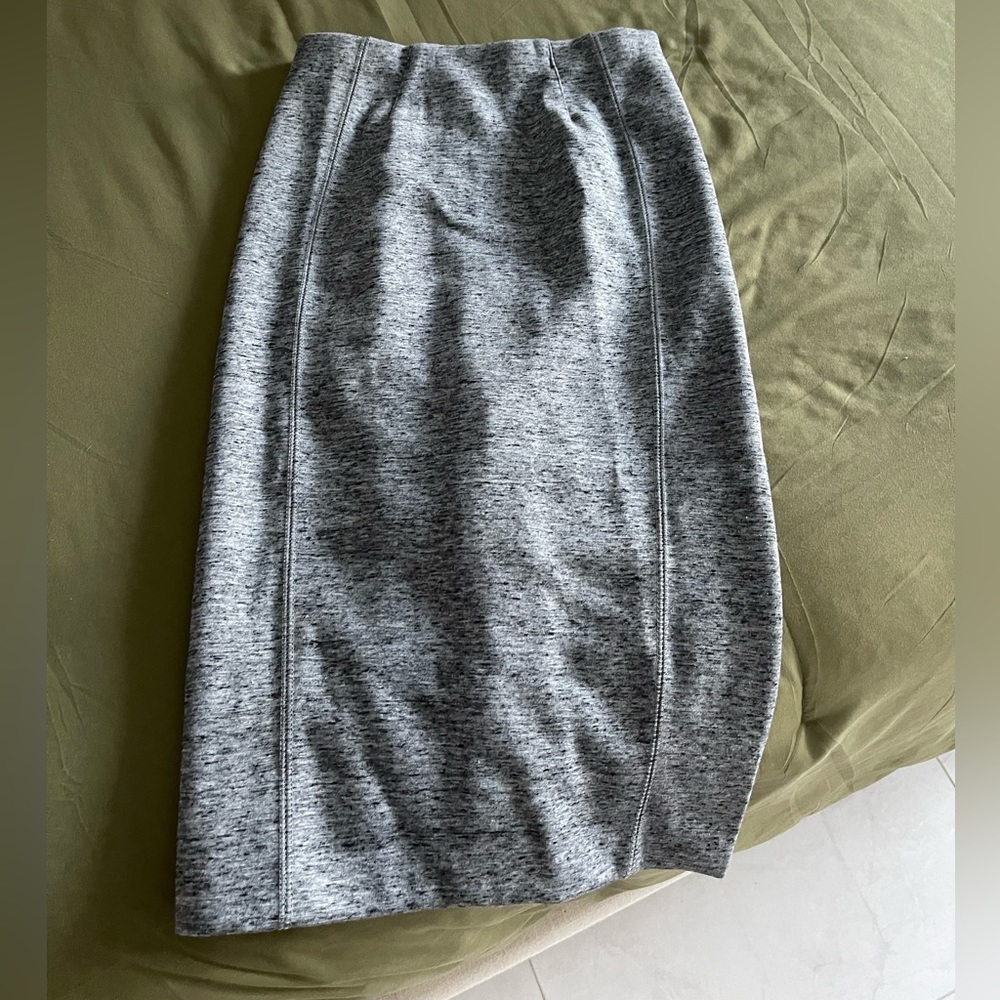 Grey Pencil Skirt